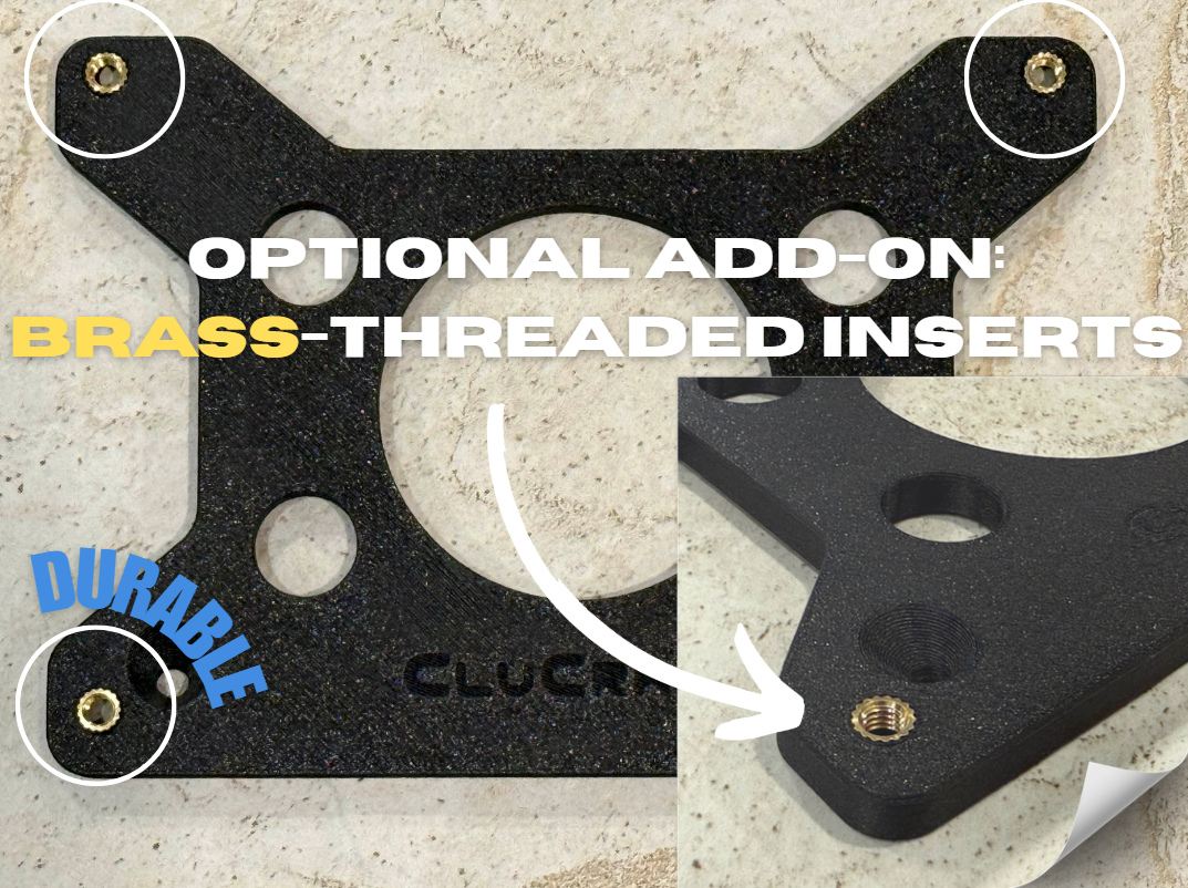 2025-2026 VW MK8.5 Golf R License Plate Bracket Center Mount | NO DRILL | CluCraft