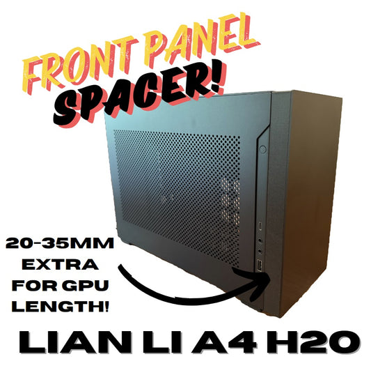 Lian Li A4 H2O Front Panel Spacer | INSTALL A LARGER GPU | CluCraft
