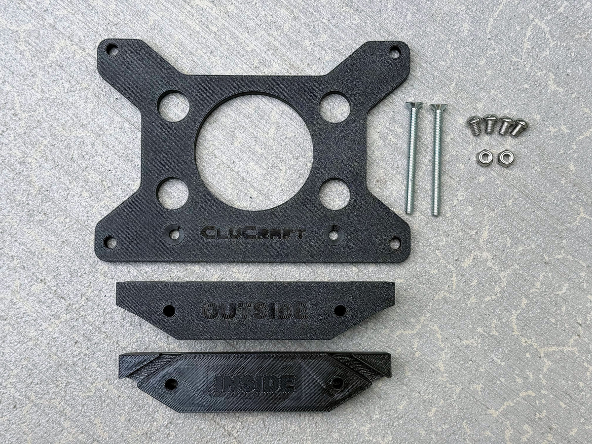 2025-2026 VW Jetta GLI License Plate Bracket Center Mount | NO DRILL | CluCraft