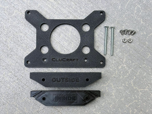 2025-2026 VW Jetta GLI License Plate Bracket Center Mount | NO DRILL | CluCraft