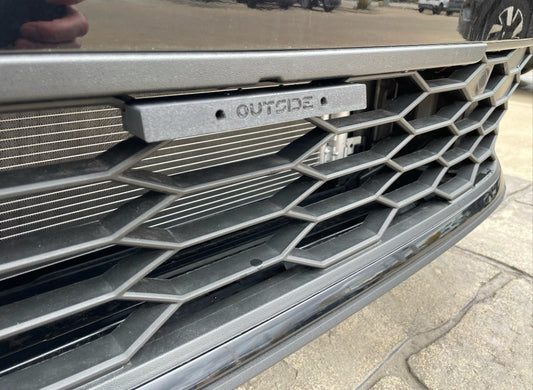 VW MK8 Golf GTI License Plate Bracket Center Mount | NO DRILL | CluCraft