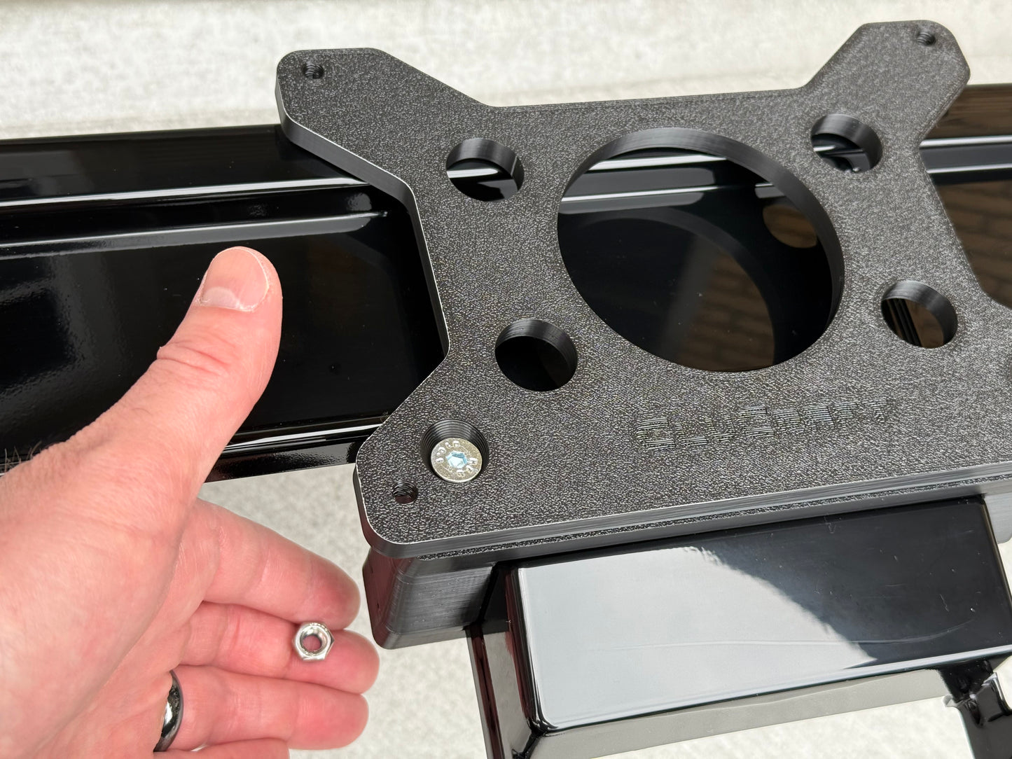 2025 VW MK8.5 Golf R License Plate Bracket Center Mount | NO DRILL | CluCraft