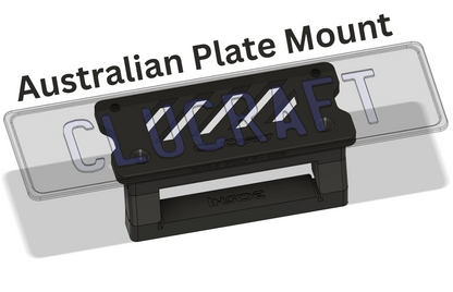 2025-2026 VW MK8.5 Golf R License Plate Bracket Center Mount | NO DRILL | CluCraft