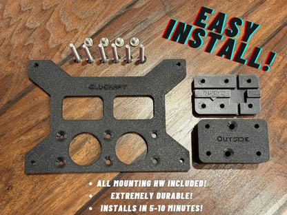 MK7 Golf R Front Mount License Plate Bracket | NO DRILL | CluCraft